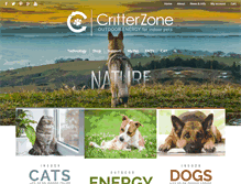 Tablet Screenshot of critterzoneusa.com